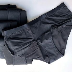 Aerie AerieREAL Period™ Underwear - True Black - Large